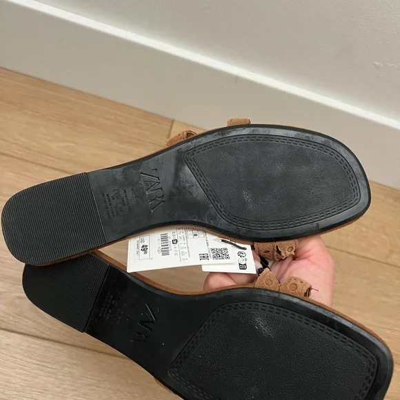 Zara Tan Women's Sandals - Picture 2 of 2